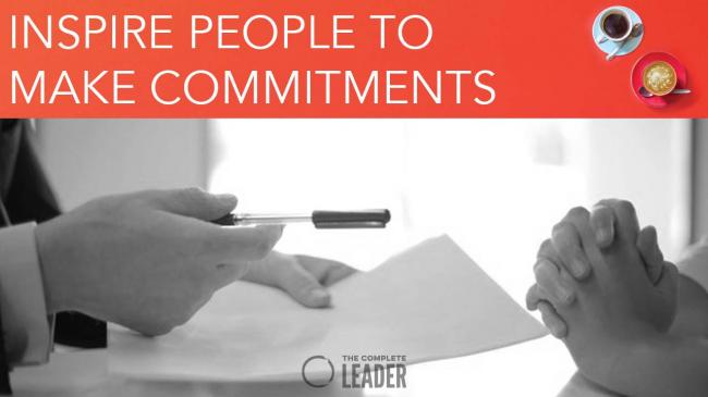 Inspire People to Make Commitments