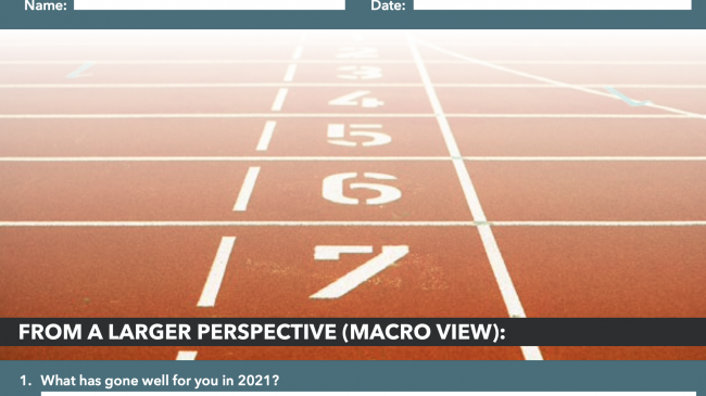 Finish Strong in 2021