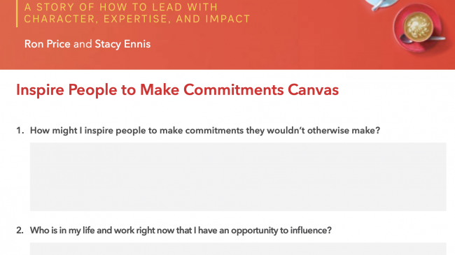 Inspire People to Make Commitments Canvas