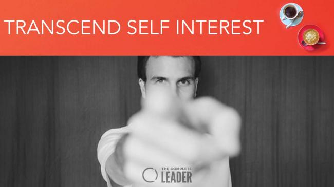 transcend self interest